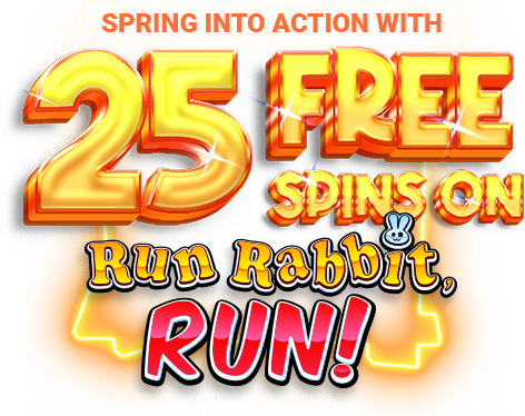 24bet 25 Free Spins on Run Rabbit, Run